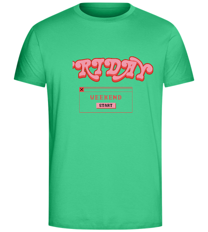 Friday Weekend Design - Comfort Unisex T-Shirt_SPRING GREEN_front