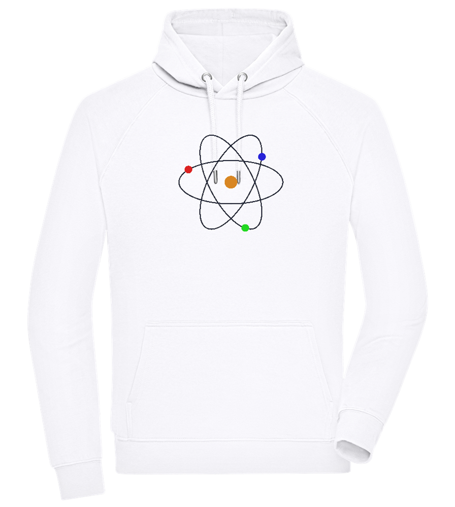 Atom Design - Comfort unisex hoodie_WHITE_front
