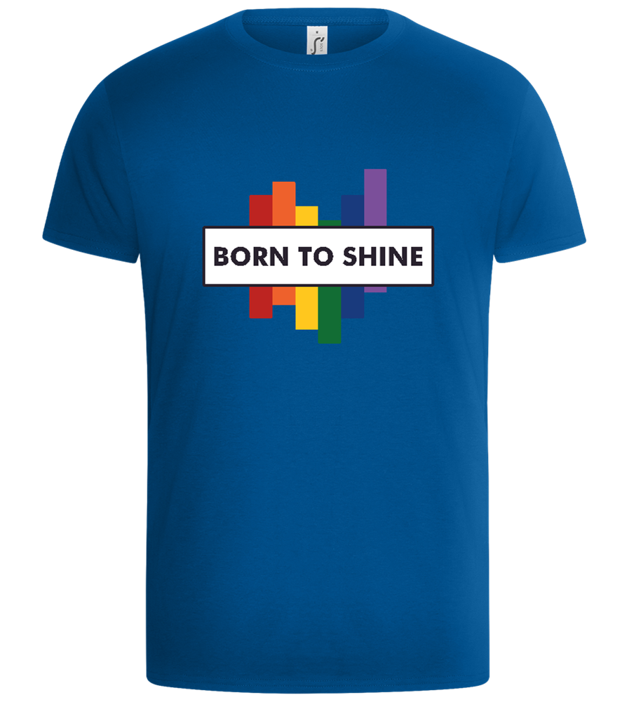 Born to Shine Design - Basic Unisex T-Shirt_ROYAL_front