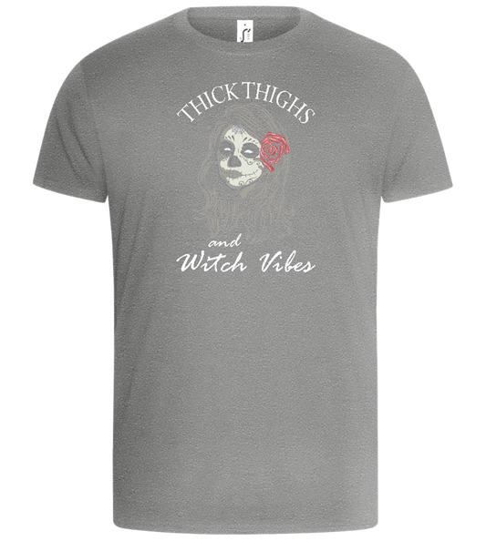 Witch Vibes Design - Basic Unisex T-Shirt_ORION GREY_front