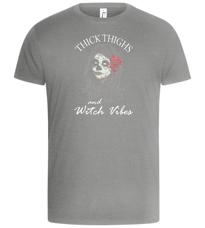 Witch Vibes Design - Basic Unisex T-Shirt_ORION GREY_front