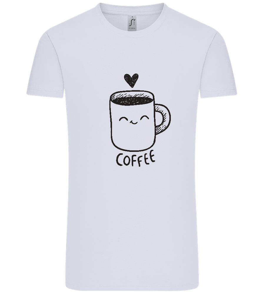 Smiling Coffee Design - Comfort Unisex T-Shirt_LILAK_front