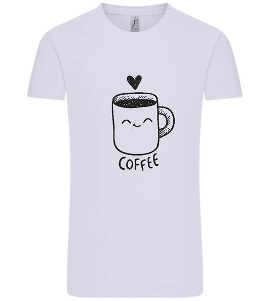 Smiling Coffee Design - Comfort Unisex T-Shirt_LILAK_front