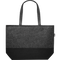 RPET Felt Shopping Bag with Coloured Base_STONE GREY_front
