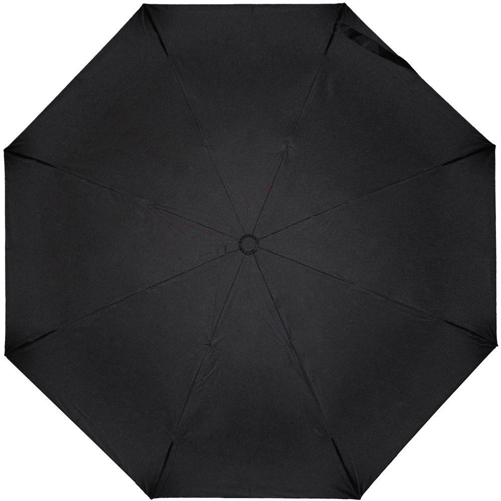 Luxe Windproof 21-Inch Umbrella_BLACK_front