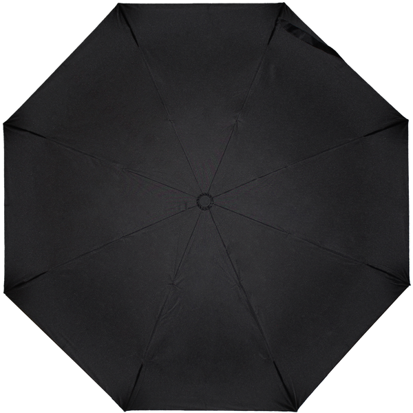 Luxe Windproof 21-Inch Umbrella_BLACK_front