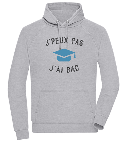 J'peux Pas J'ai Bac Design - Comfort unisex hoodie_ORION GREY II_front