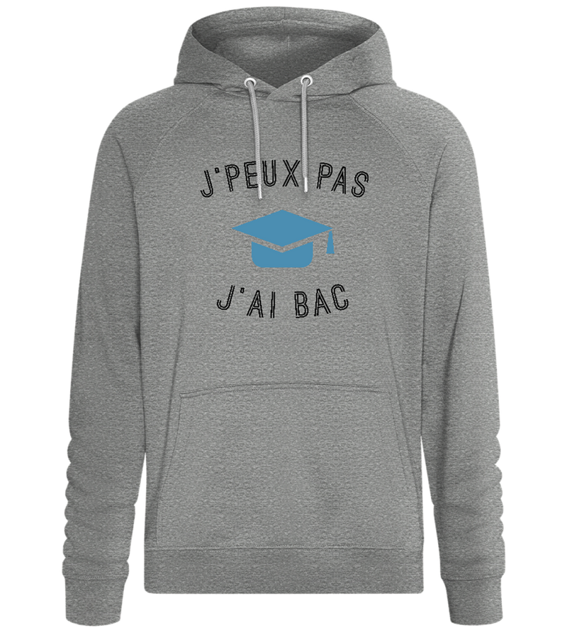 J'peux Pas J'ai Bac Design - Comfort unisex hoodie_ORION GREY II_front