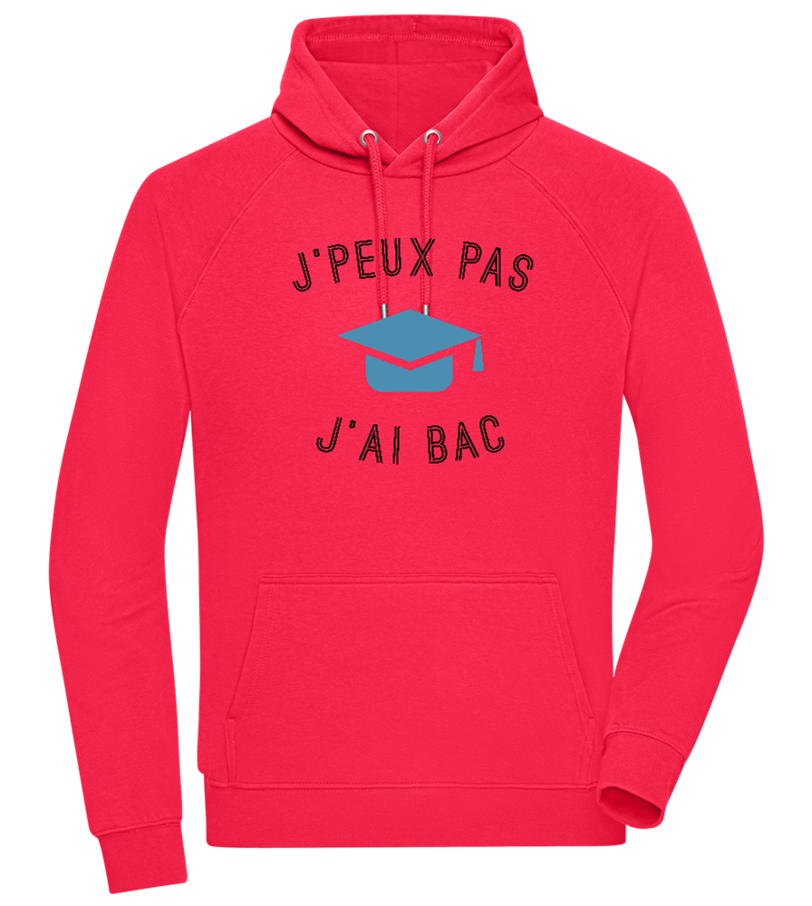 J'peux Pas J'ai Bac Design - Comfort unisex hoodie_RED_front