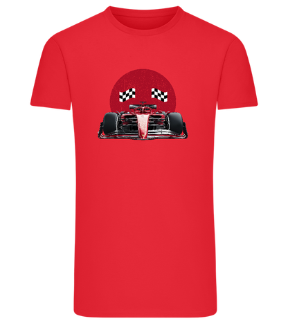 Speed Demon Design - Comfort men's fitted t-shirt_BRIGHT RED_front