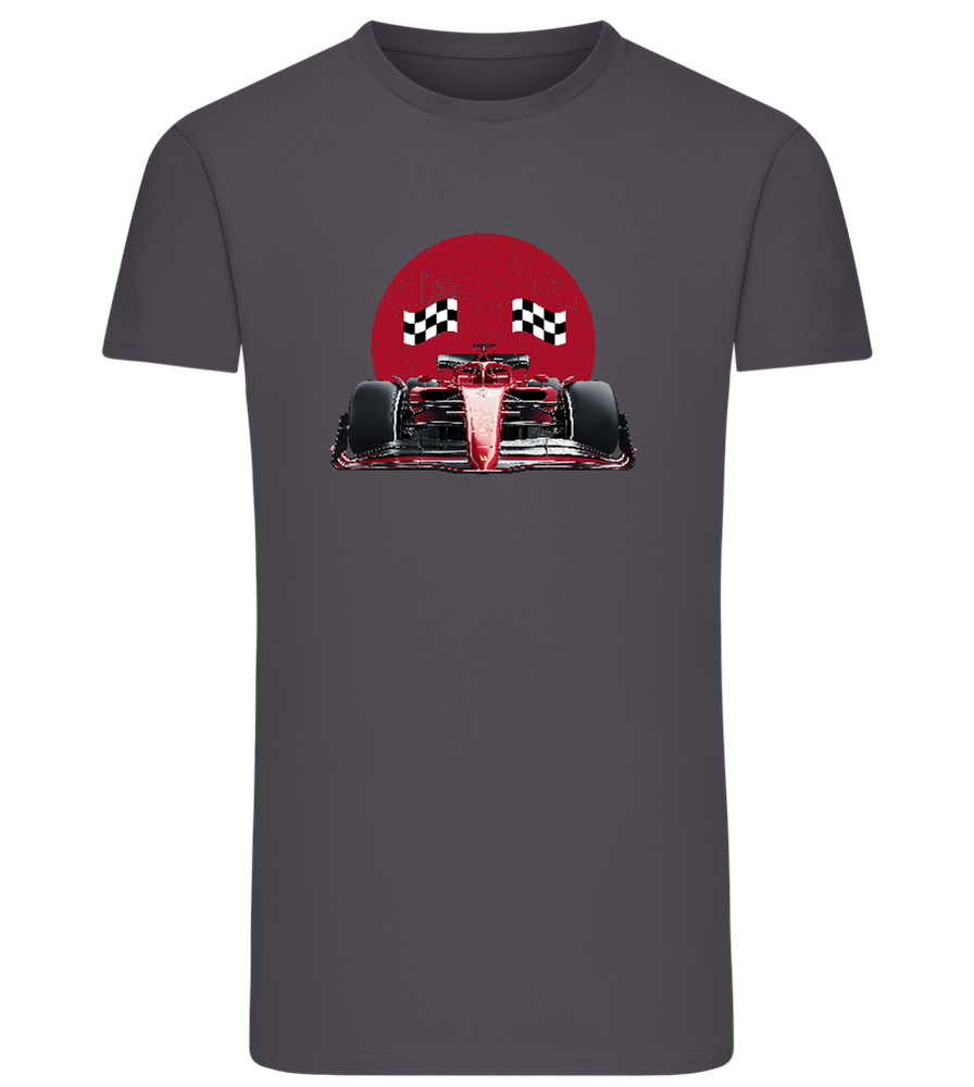 Speed Demon Design - Comfort men's fitted t-shirt_MOUSE GREY_front