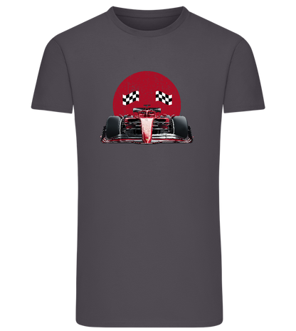 Speed Demon Design - Comfort men's fitted t-shirt_MOUSE GREY_front