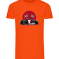 Speed Demon Design - Comfort men's fitted t-shirt_ORANGE_front