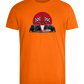 Speed Demon Design - Comfort men's fitted t-shirt_ORANGE_front