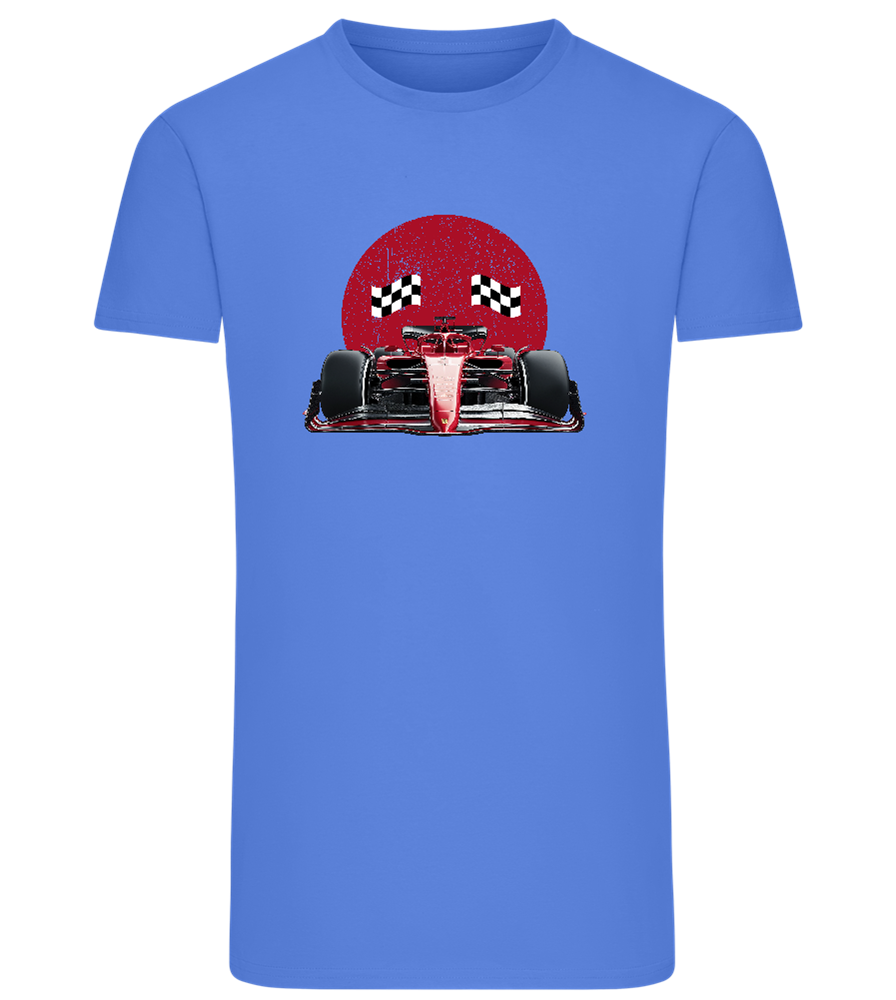 Speed Demon Design - Comfort men's fitted t-shirt_ROYAL_front