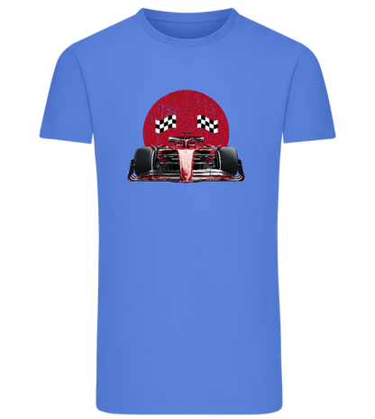 Speed Demon Design - Comfort men's fitted t-shirt_ROYAL_front