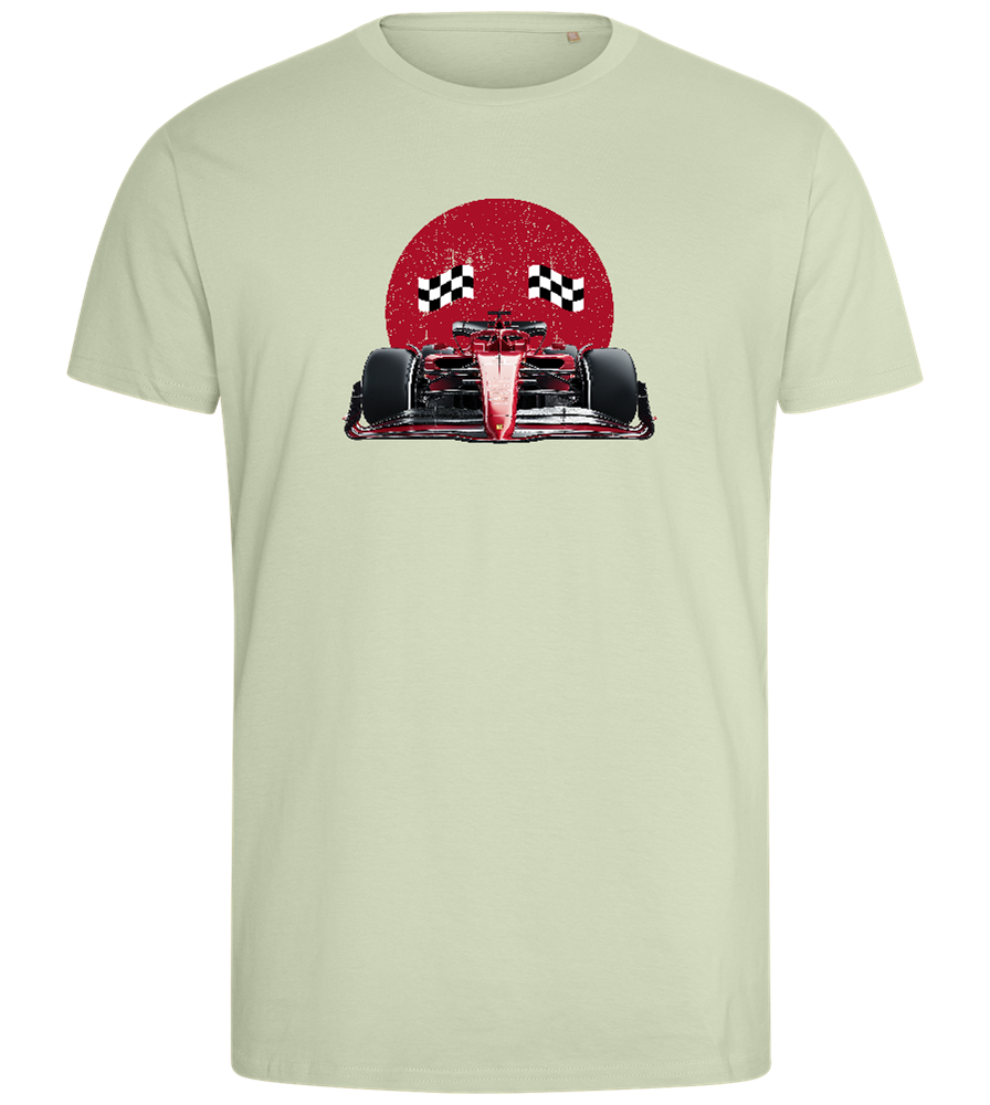 Speed Demon Design - Comfort men's fitted t-shirt_SILESTONE_front