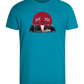 Speed Demon Design - Comfort men's fitted t-shirt_TURQUOISE_front