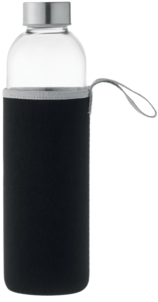 Large Glass Bottle_BLACK_front