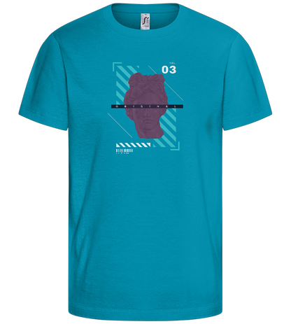 The Original Angel Design - Basic kids t-shirt_TURQUOISE_front