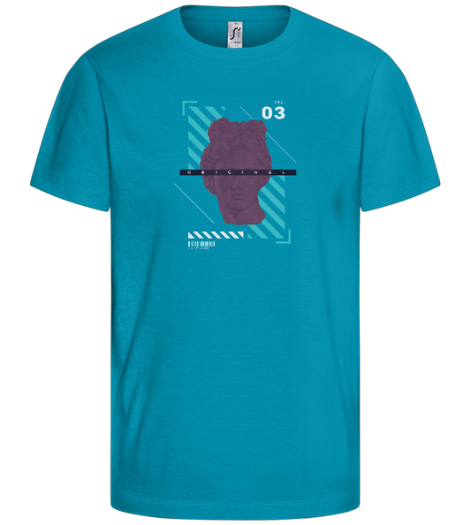 The Original Angel Design - Basic kids t-shirt_TURQUOISE_front