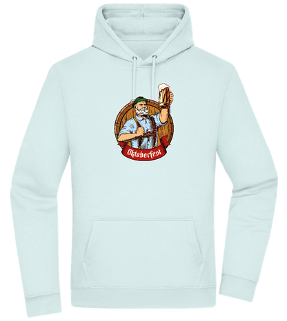 Oktoberfest Man Design - Premium Essential Unisex Hoodie_ARCTIC BLUE_front