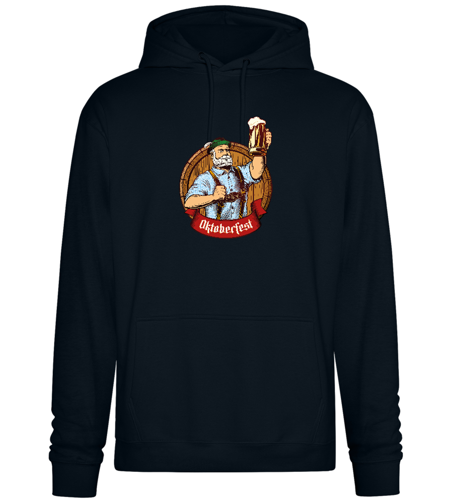 Oktoberfest Man Design - Premium Essential Unisex Hoodie_BLACK_front