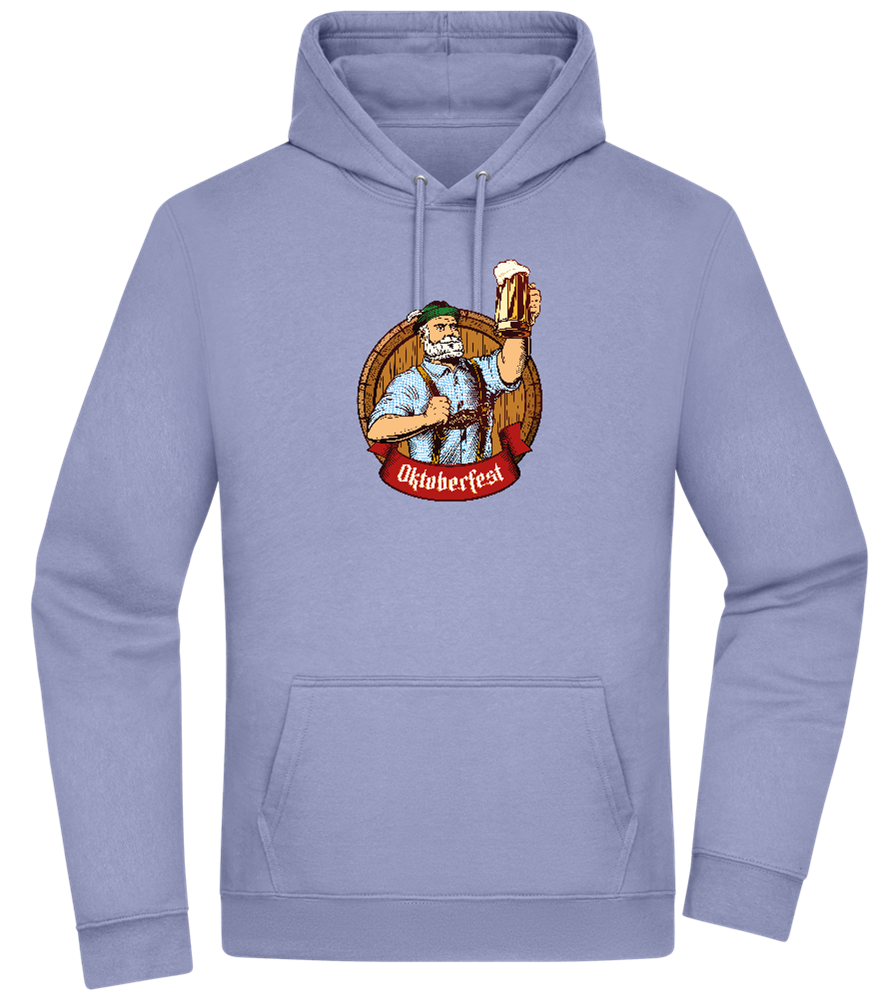 Oktoberfest Man Design - Premium Essential Unisex Hoodie_BLUE_front