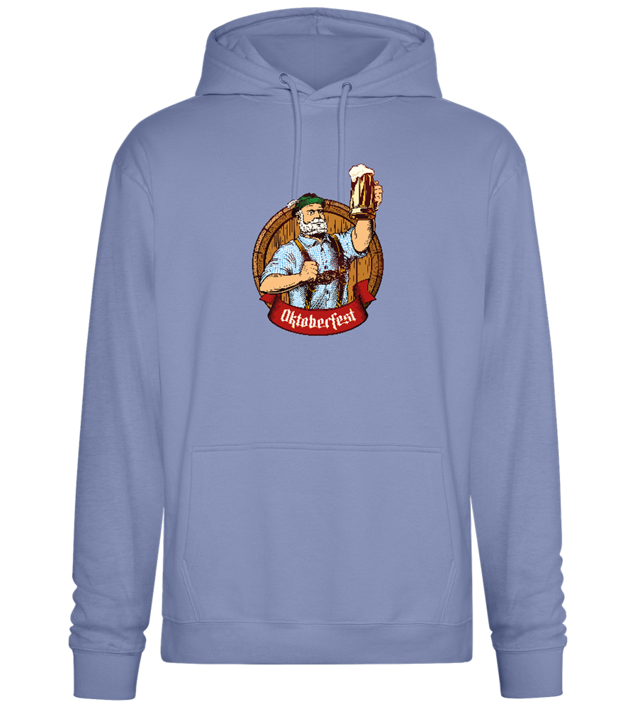 Oktoberfest Man Design - Premium Essential Unisex Hoodie_BLUE_front