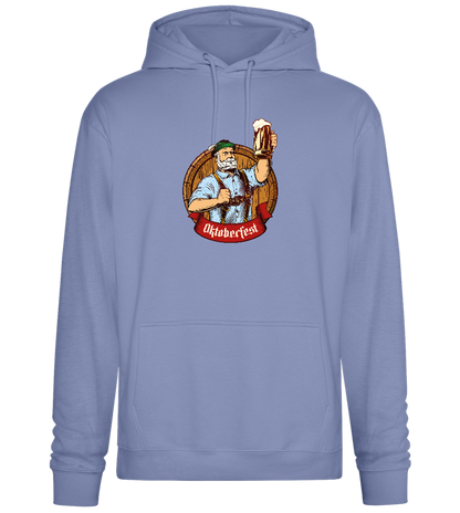 Oktoberfest Man Design - Premium Essential Unisex Hoodie_BLUE_front