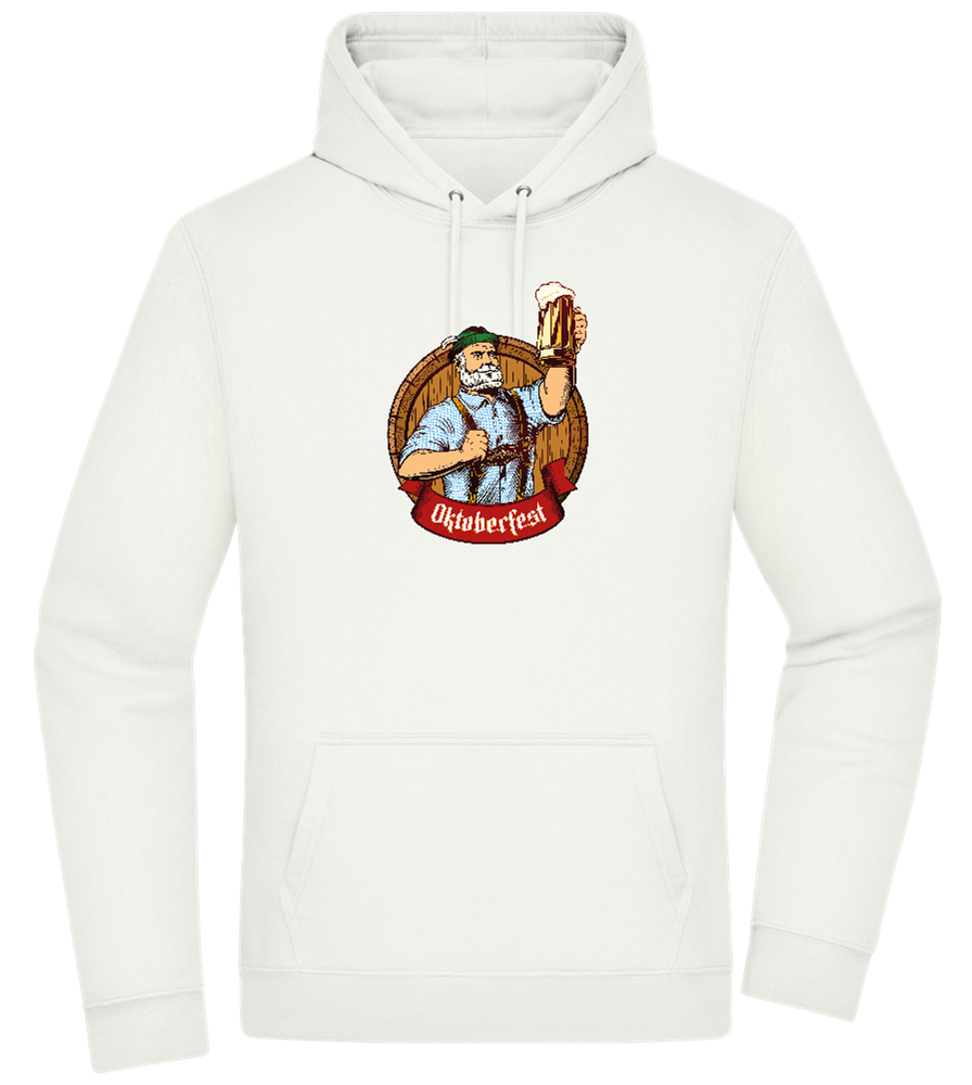 Oktoberfest Man Design - Premium Essential Unisex Hoodie_CREAMY GREEN_front