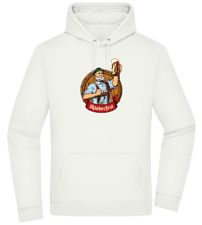 Oktoberfest Man Design - Premium Essential Unisex Hoodie_CREAMY GREEN_front