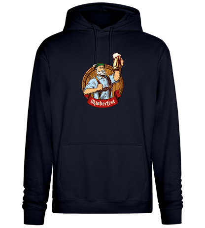 Oktoberfest Man Design - Premium Essential Unisex Hoodie_FRENCH NAVY_front