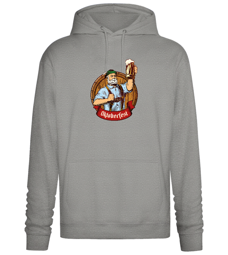 Oktoberfest Man Design - Premium Essential Unisex Hoodie_ORION GREY II_front