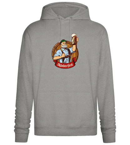 Oktoberfest Man Design - Premium Essential Unisex Hoodie_ORION GREY II_front