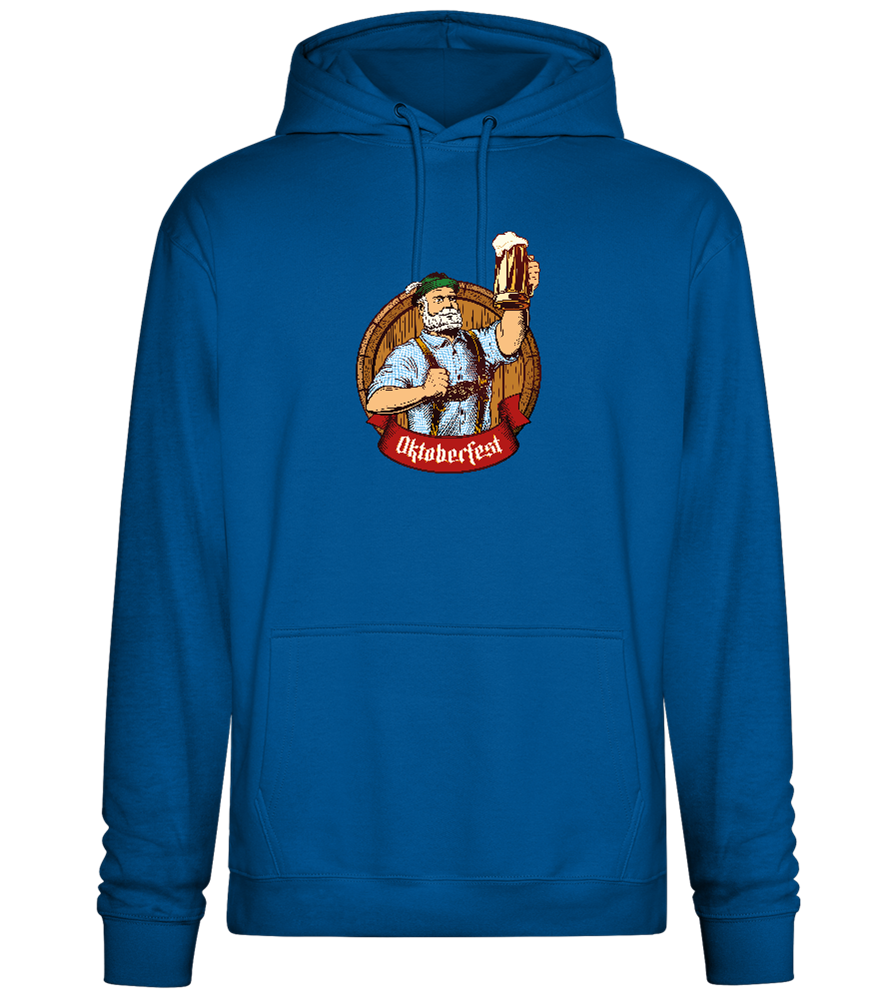 Oktoberfest Man Design - Premium Essential Unisex Hoodie_ROYAL_front