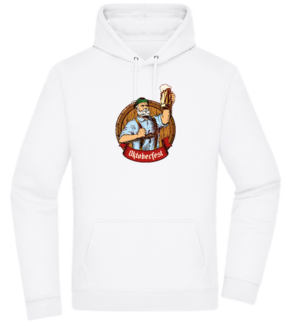 Oktoberfest Man Design - Premium Essential Unisex Hoodie_WHITE_front