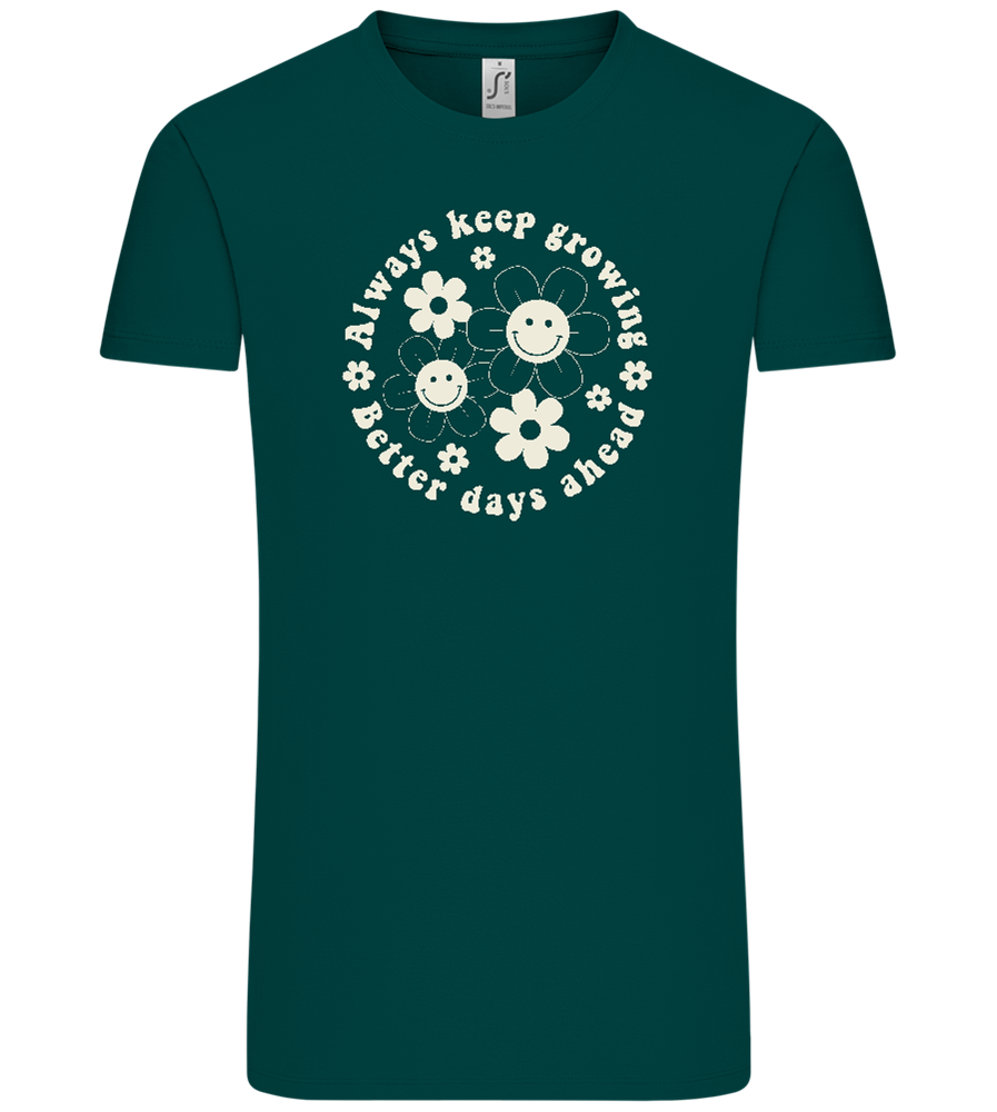 Keep Growing Design - Comfort Unisex T-Shirt_GREEN EMPIRE_front