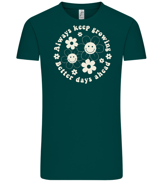 Keep Growing Design - Comfort Unisex T-Shirt_GREEN EMPIRE_front