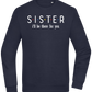 Sister Design - Comfort Essential Unisex Sweater_FRENCH NAVY_front