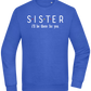 Sister Design - Comfort Essential Unisex Sweater_ROYAL_front