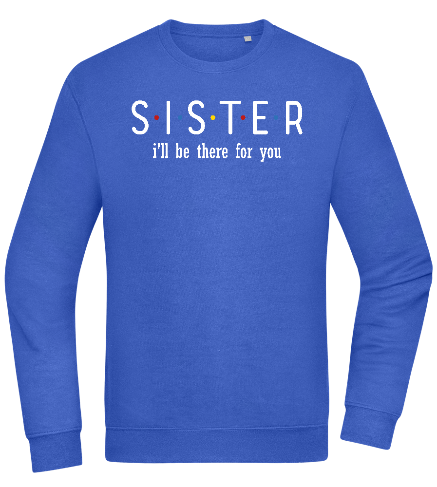 Sister Design - Comfort Essential Unisex Sweater_ROYAL_front