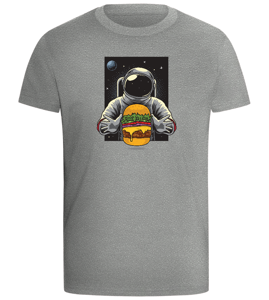 Spaceman Burger Design - Comfort boys fitted t-shirt_ORION GREY_front