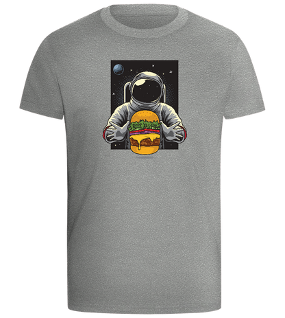 Spaceman Burger Design - Comfort boys fitted t-shirt_ORION GREY_front