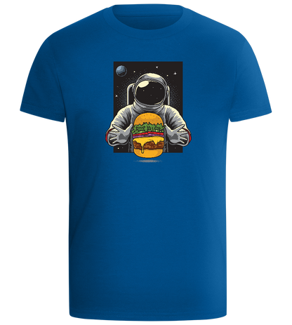 Spaceman Burger Design - Comfort boys fitted t-shirt_ROYAL_front