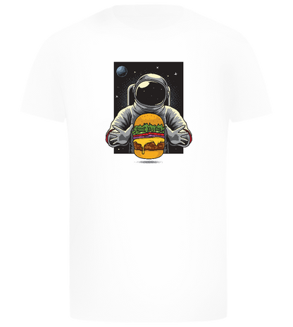 Spaceman Burger Design - Comfort boys fitted t-shirt_WHITE_front