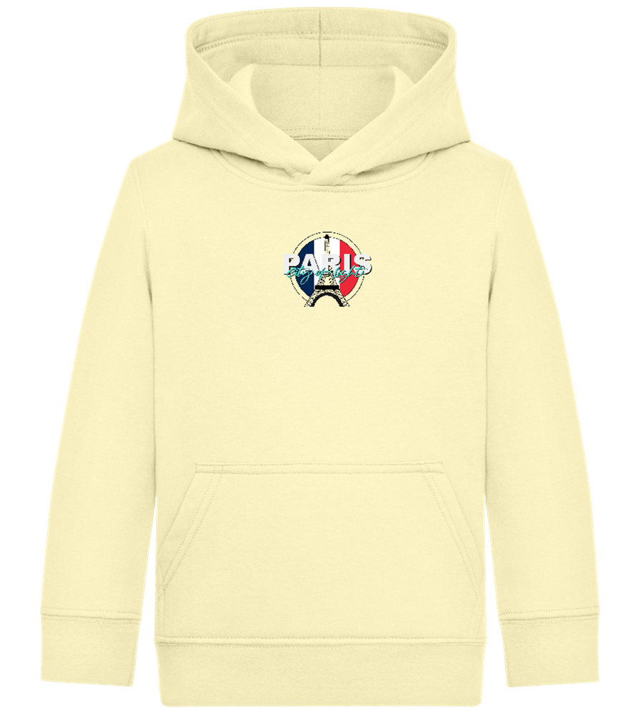 City of Light Design - Comfort Kids Hoodie_AMARELO CLARO_front