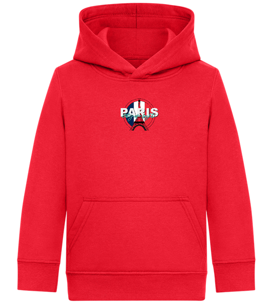 City of Light Design - Comfort Kids Hoodie_BRIGHT RED_front