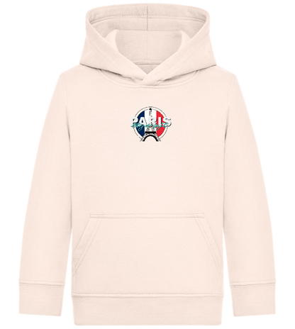 City of Light Design - Comfort Kids Hoodie_LIGHT PEACH ROSE_front