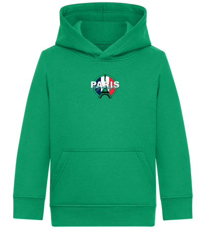 City of Light Design - Comfort Kids Hoodie_MEADOW GREEN_front